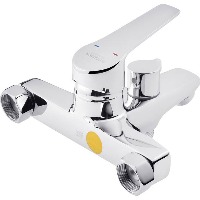 Змішувач для ванни Kroner KRP Hagen C060 (з лійкою та шлангом), фото , изображение 3