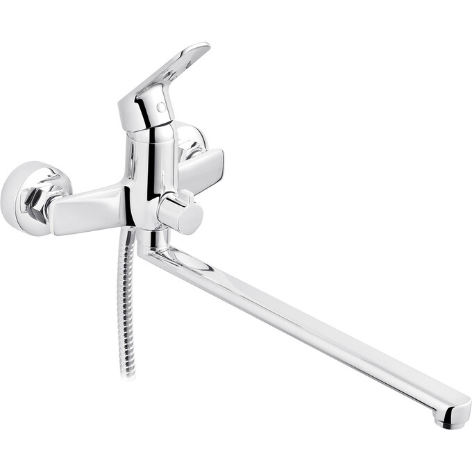 Смеситель для ванны Kroner KRP Dorn C070 (с лейкой и шлангом), фото 2