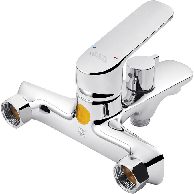 Змішувач для ванни Kroner KRP Dorn C060 (з лійкою та шлангом), фото , изображение 3