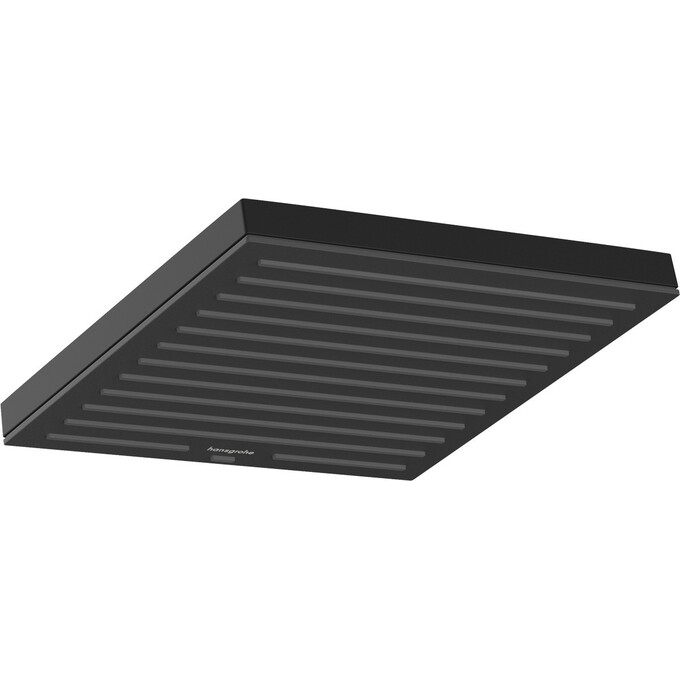 Верхний душ Hansgrohe Pulsify E Black Matt 24330670 (черный матовый, 1 режим струи, с кронштейном), фото 