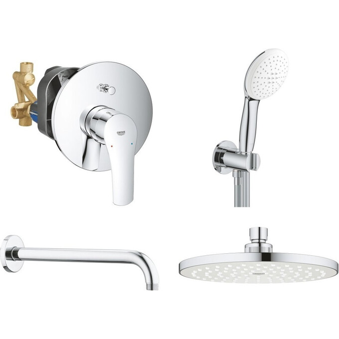 Душевая система Grohe Eurosmart New Tempesta Cosmopolitan 100 UA25183004U (скрытого монтажа), фото 