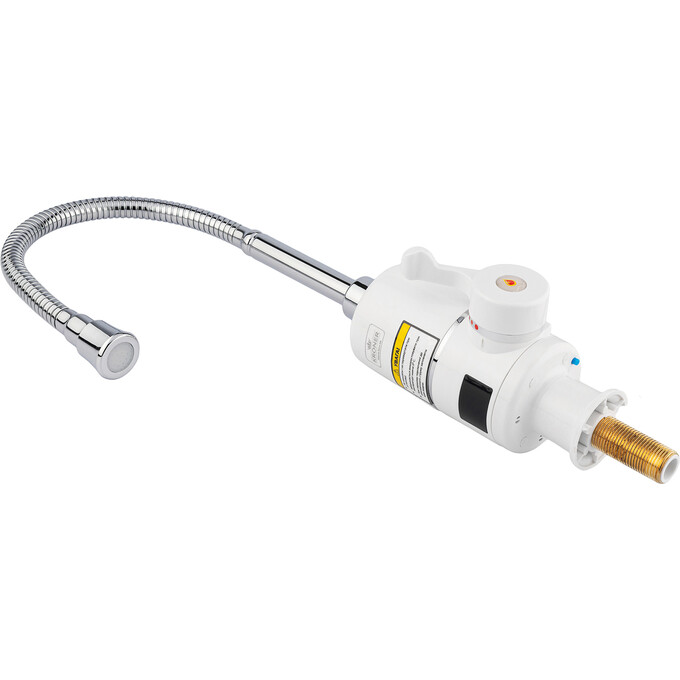 Проточный водонагреватель для кухни Kroner KRM Volt CW090R (белый/хром, с дисплеем, с гибким изливом и электронагревом 3 кВт), фото 3