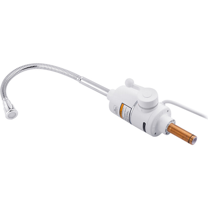 Проточный водонагреватель для кухни Kroner KRM Volt CW190RFA (белый/хром, с гибким изливои и электронагревом 3 кВт), фото 5