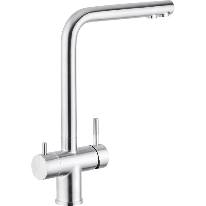 Смеситель для кухни Kroner KRP Edelstahl Klassisch ESG03811 (нержавейка, с подключением питьевой воды), фото 3