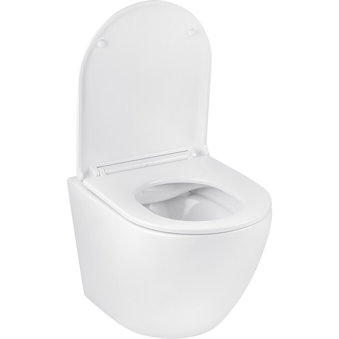 Комплект унітаз з інсталяцією 3 в 1 38772001KH493736: підвісний унітаз із сидінням Kroner Harz WHI493736 + інсталяція Grohe Rapid SL 38772001 + клавіша змиву Skate Cosmopolitan 38732000, фото , изображение 3