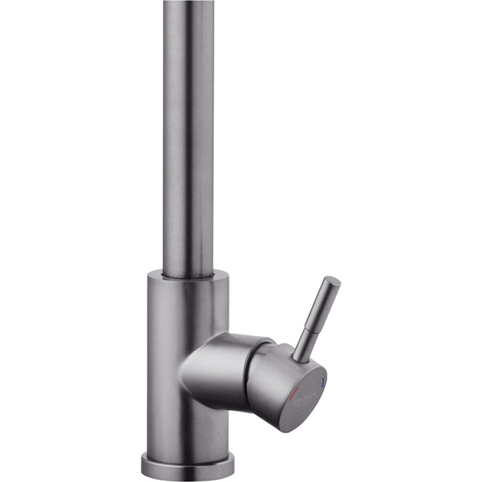 Смеситель для кухни Kroner KRP Edelstahl Klassisch PVD03915 (Klassisch-PVD03916, графит, c выдвижной лейкой), Цвет производителя: графит, фото 5