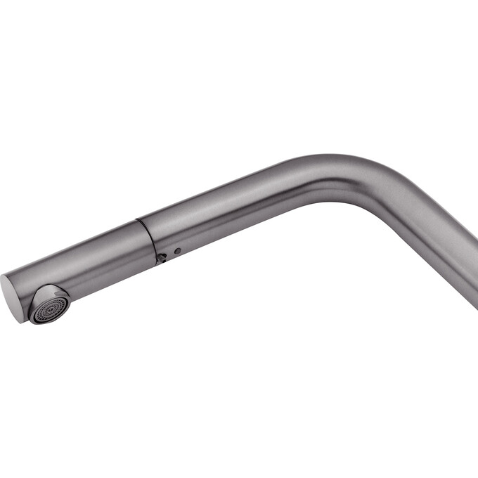 Смеситель для кухни Kroner KRP Edelstahl Klassisch PVD03917 (Klassisch-PVD03918V, графит, c выдвижной лейкой), Цвет производителя: графит, фото 7