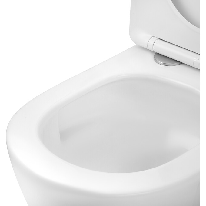 Комплект унітаз з інсталяцією 3 в 1 38772001KH483632: підвісний унітаз із сидінням Kroner Harz Tornado WHI483632 + інсталяція Grohe Rapid SL 38772001 + клавіша змиву Skate Cosmopolitan 38732000, фото , изображение 7