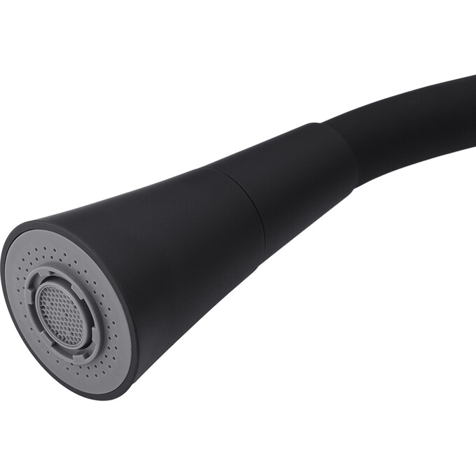 Смеситель для кухни Kroner KRM Küche C132BLK (хром/черный), Цвет производителя: хром, черный, фото 7