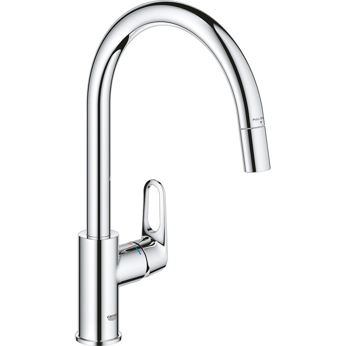 Смеситель для кухни Grohe QuickFix Start Flow 30569000 (с выдвижной лейкой), фото 