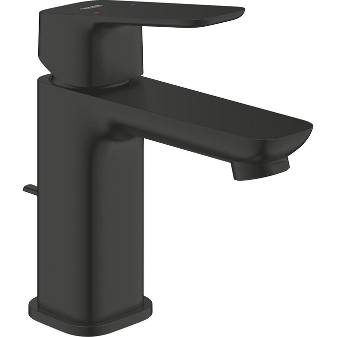 Змішувач для умивальника Grohe Cubeo S-Size 1016942430 (чорний матовий, з донним клапаном), Колір виробника: чорний матовий, фото 