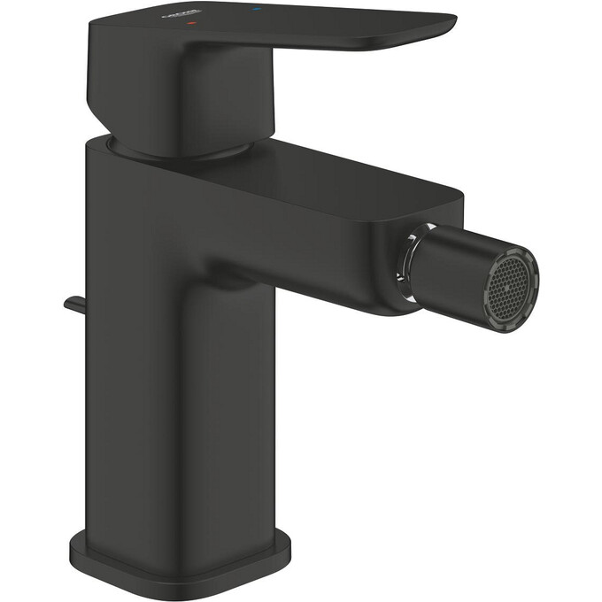 Смеситель для биде Grohe Cubeo S-Size 1018102430 (черный матовый, с донным клапаном), Цвет производителя: черный матовый, фото 