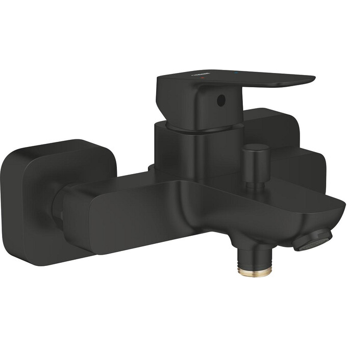Смеситель для ванны Grohe Cubeo 1018132430 (черный матовый), Цвет производителя: черный матовый, фото 