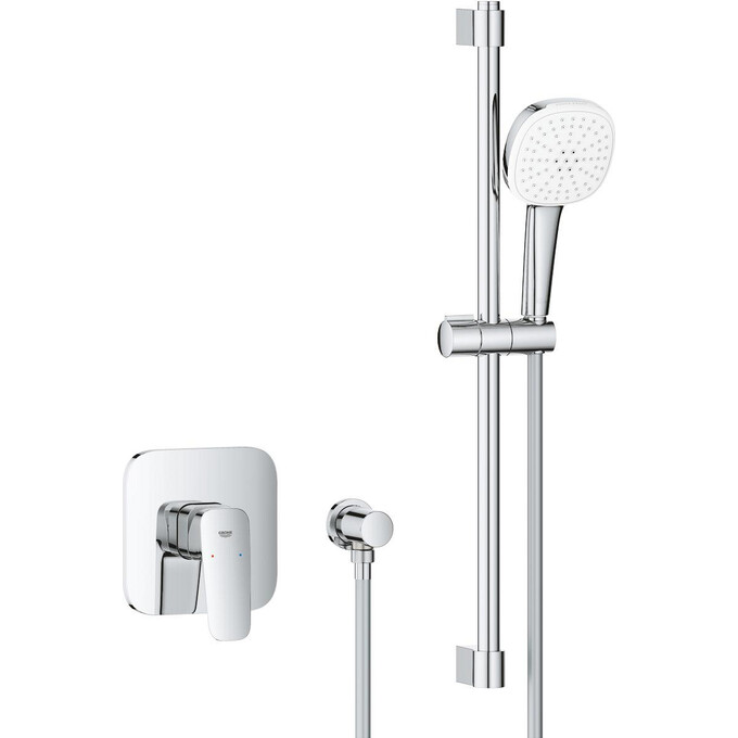 Внешняя часть смесителя скрытого монтажа для душа Grohe Cubeo 1053350000 (с душевым гарнитуром), Цвет производителя: хром, фото 