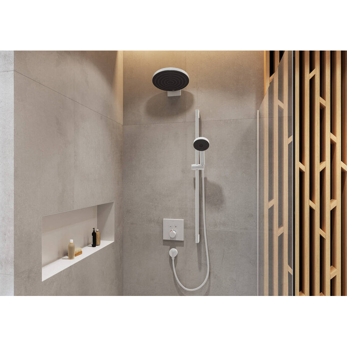 Верхний душ Hansgrohe Pulsify S 260 Matt White 24140700 (белый матовый), Цвет производителя: белый матовый, фото 2