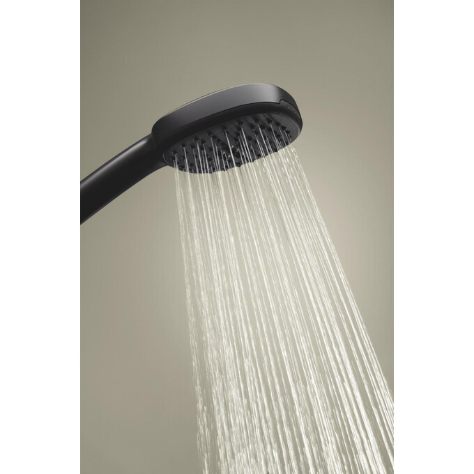 Смеситель для ванны Grohe Cubeo 1018142430 (черный матовый, с лейкой и шлангом), Цвет производителя: черный матовый, фото 4