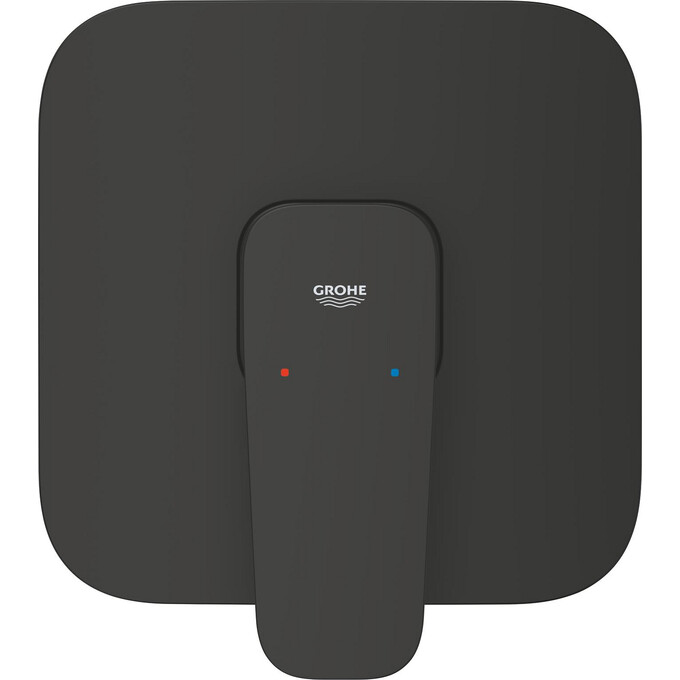 Внешняя часть смесителя скрытого монтажа для душа Grohe Cubeo 1053352430 (черная матовая, с душевым гарнитуром), Цвет производителя: черный матовый, фото 5