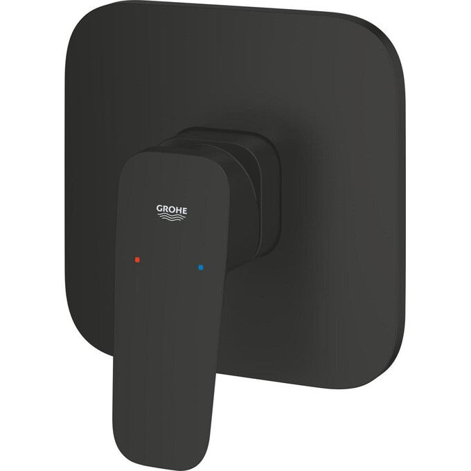 Внешняя часть смесителя скрытого монтажа для душа Grohe Cubeo 1053352430 (черная матовая, с душевым гарнитуром), Цвет производителя: черный матовый, фото 7