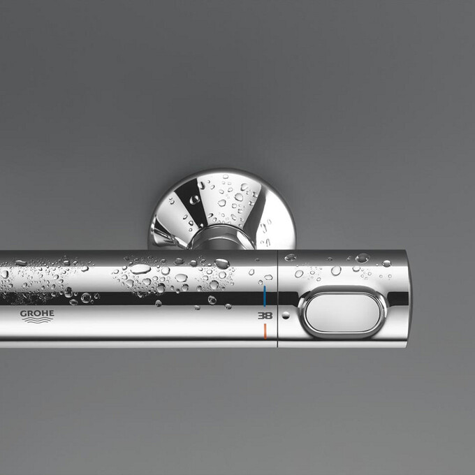 Душова система з термостатом Grohe QuickFix Precision Flow UA202908TR (34840000+26991001), фото , изображение 7