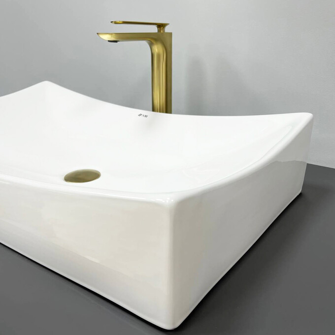 Умивальник VBI Viareggio M White VBI-016202 (66x39 см), Доступні розміри: 66 x 39, фото , изображение 4