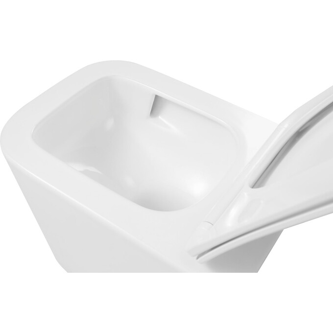 Безободковый подвесной унитаз Imprese Bilovec Twist с06800903 (воронкообразный, с сиденьем), фото 2