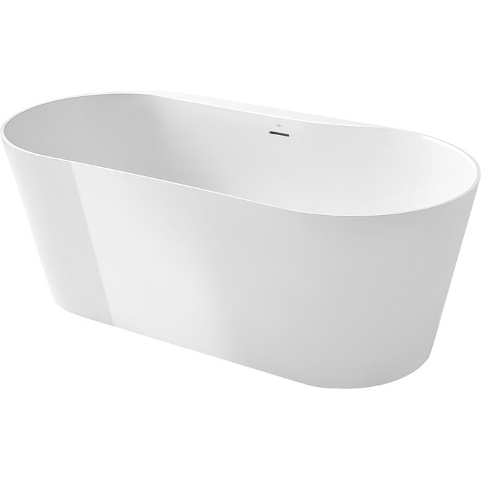 Каменная ванна Roca Raina A248466000 (159x79 см, отдельностоящая, с сифоном), фото 