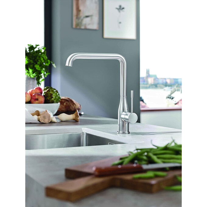 Змішувач для кухні Grohe Accent 30423DC0 (суперсталь), Колір виробника: суперсталь, фото , изображение 2