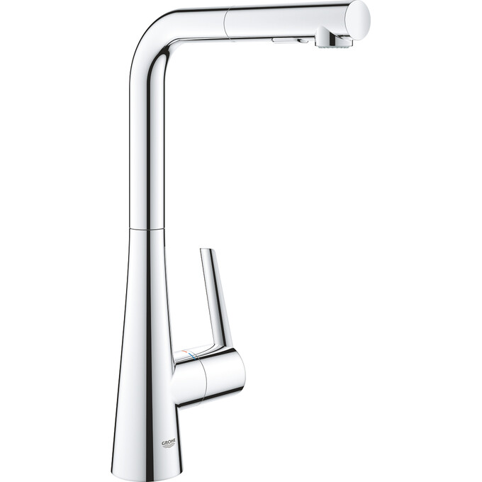 Смеситель для кухни Grohe Scala 30441000 (хром, с выдвижной лейкой), Цвет производителя: хром, фото 