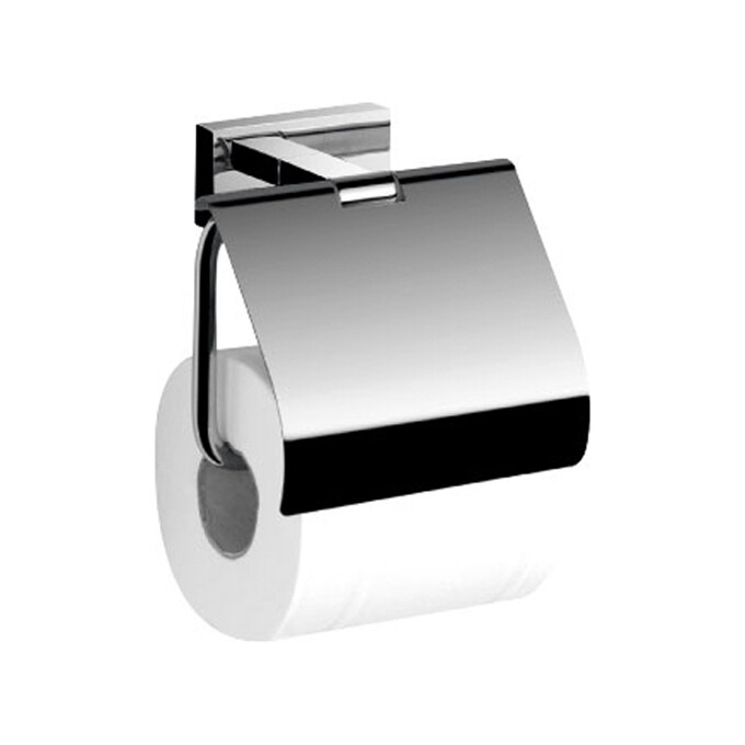 Тримач туалетного паперу Imprese Valtice Chrome 142320 (з кришкою), фото 