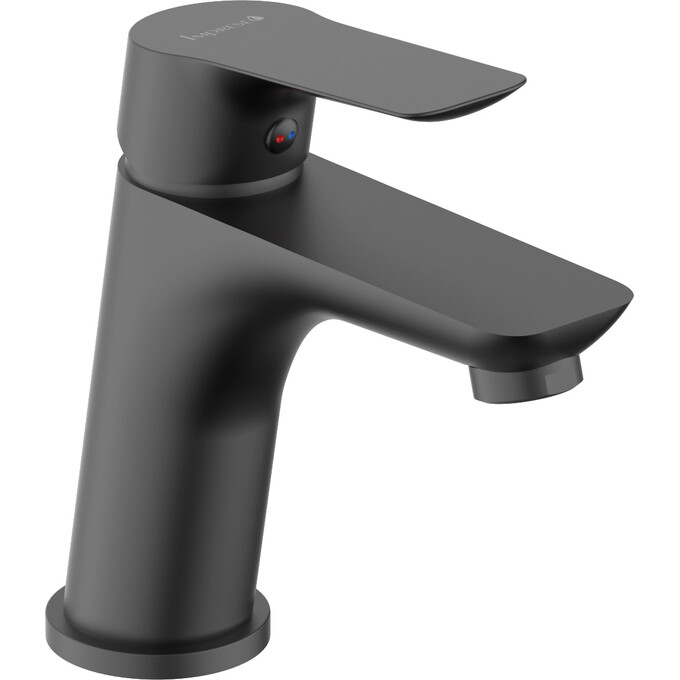Змішувач для умивальника Imprese Kucera Black Matt f03503410AA (чорний матовий), фото 