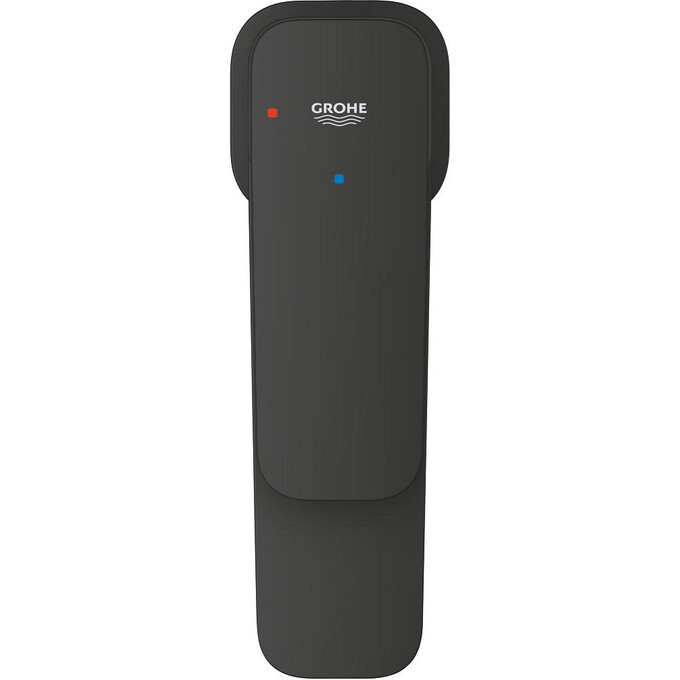 Змішувач для умивальника Grohe Cubeo ColdStart S-Size 1017322430 (чорний матовий, з донним клапаном), Колір виробника: чорний матовий, фото , изображение 4