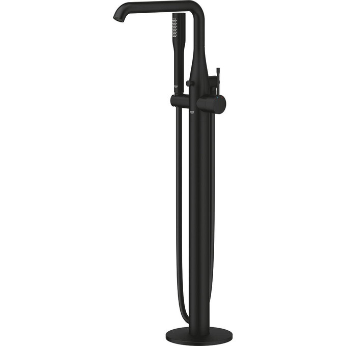 Смеситель для ванны Grohe Essence 25248KF1 (фантомный черный, напольный), Цвет производителя: фантомный черный матовый, фото 4