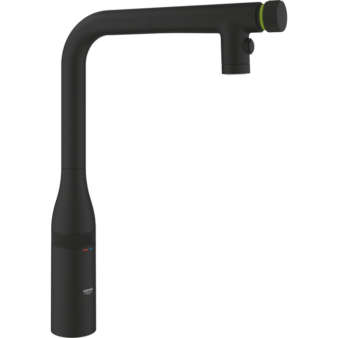 Смеситель для кухни Grohe Essence SmartControl 31892KF0 (фантомный черный, с выдвижной лейкой), Цвет производителя: фантомный черный матовый, фото 4