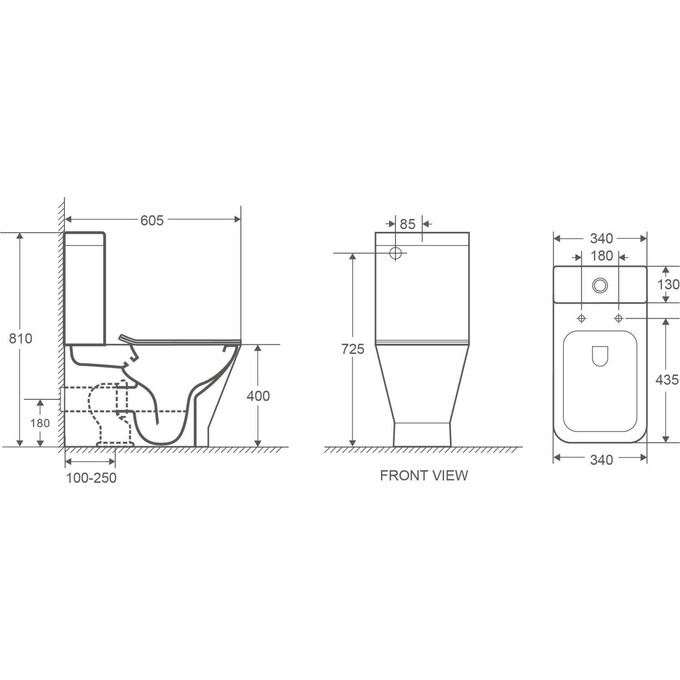 Безободковый унитаз-компакт Volle Ramiro 2.0 Rimless 1388.002207 (с сиденьем), фото 2