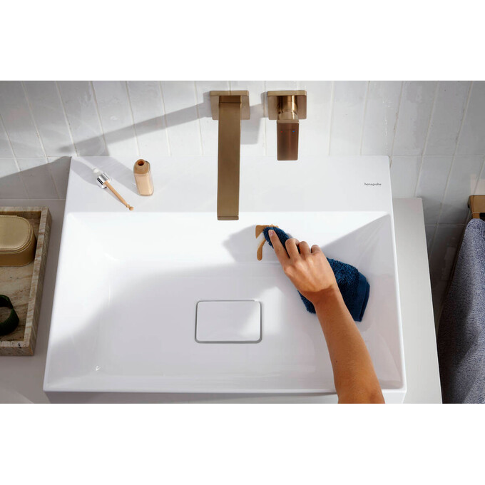 Зовнішня частина змішувача прихованого монтажу для умивальника Hansgrohe Metropol Brushed Bronze 32526140 (брошована бронза), Колір виробника: брашована бронза, фото , изображение 5