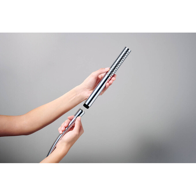 Лейка для душа Hansgrohe Pulsify S Ecosmart+ Chrome 24126000 (хром, однорежимная), Цвет производителя: хром, фото 3