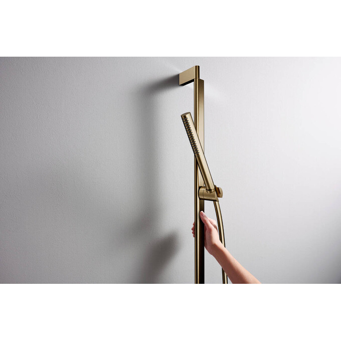 Лейка для душа Hansgrohe Pulsify S Ecosmart+ Brushed Bronze 24126140 (брашированная бронза, однорежимная), Цвет производителя: брашированная бронза, фото 4