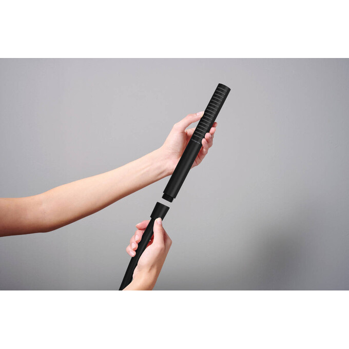 Лейка для душа Hansgrohe Pulsify S Ecosmart+ Black Matt 24126670 (черная матовая, однорежимная), Цвет производителя: черный матовый, фото 3