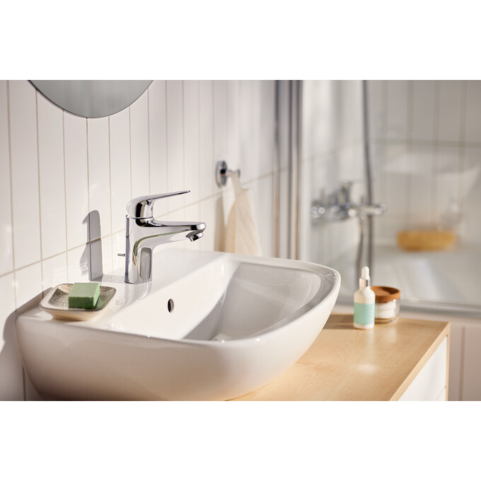 Змішувач для умивальника Grohe QuickFix Swift M-Size 24325001 (з донним клапаном), фото , изображение 3