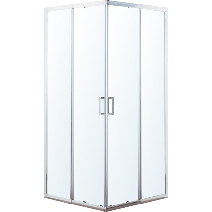 Душевая кабина Eger VI`Z new CC Chrome 599-055СС/1 (85x85 см, стекло прозрачное, профиль хром), Доступные размеры: 85 x 85, Цвет производителя: хром, фото 