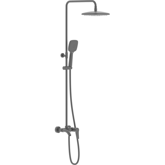 Душевая система Imprese Kucera Black Matt t030B03410SR (черная матовая, с изливом), Цвет производителя: черный матовый, фото 