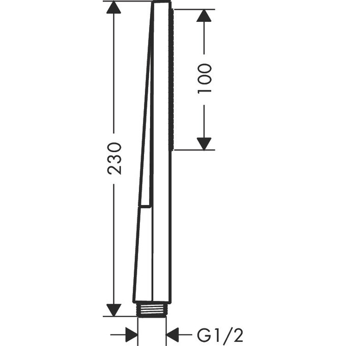 Лейка для душа Hansgrohe Pulsify E Ecosmart Brushed Bronze 24320140 (брашированная бронза, однорежимная), Цвет производителя: брашированная бронза, фото 8