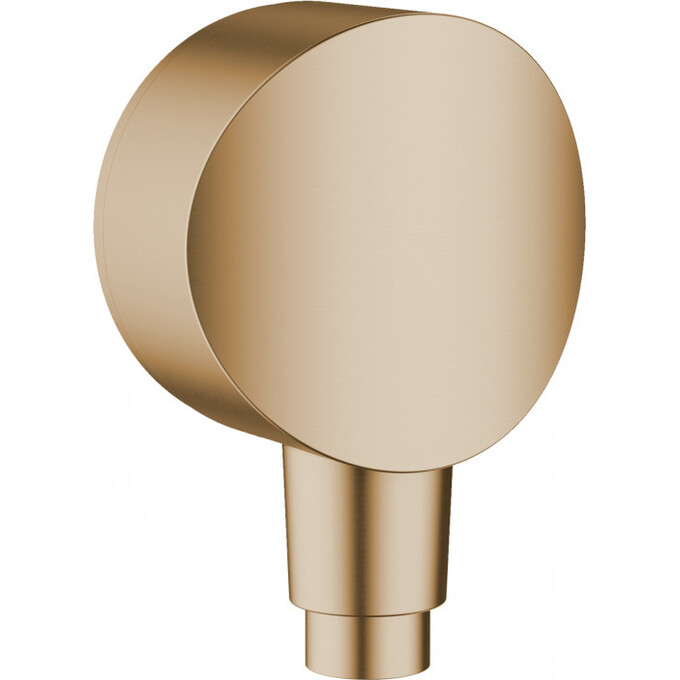 Подключение для душевого шланга Hansgrohe Fixfit Brushed Bronze 26453140 (брашированная бронза), Цвет производителя: брашированная бронза, фото 