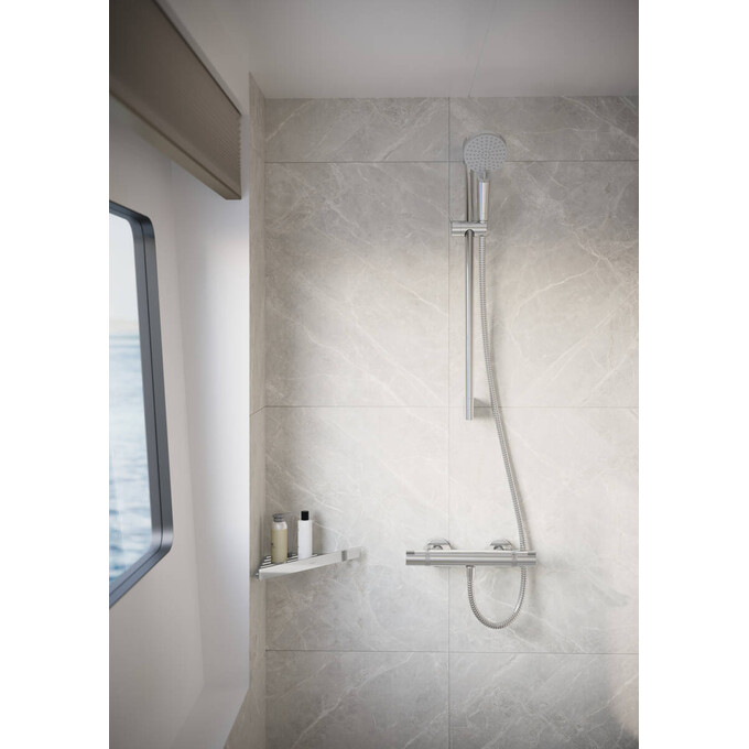 Полка для душа Hansgrohe Addstoris Chrome 41741000 (хром, угловая), Цвет производителя: хром, фото 4