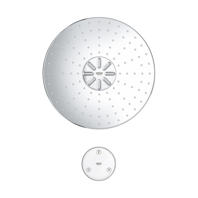 Верхній душ Grohe Rainshower SmartConnect 310 26640000 (2 режими струменя, з кронштейном та дистанційним керуванням), фото , изображение 7