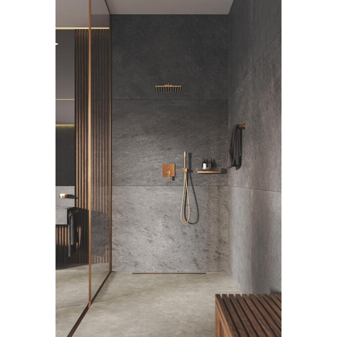 Лійка для душу Grohe Spa Rainshower Aqua Stick 26866DL0 (теплий захід сонця матовий, однорежимна), Колір виробника: теплий захід матовий, фото , изображение 2