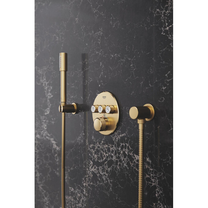 Лейка для душа Grohe Spa Rainshower Aqua Stick 26866GN0 (холодный рассвет матовый, однорежимная), Цвет производителя: холодный рассвет матовый, фото 2