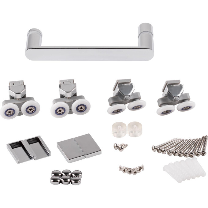 Душевая дверь Qtap Taurus Chrome TAUCRM20111C6 (108 см, левосторонняя, стекло прозрачное, профиль хром), фото 10