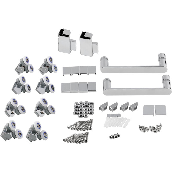 Душевая кабина Qtap Taurus Chrome TAUCRM1011SC6 (100x100 см, стекло прозрачное, профиль хром), фото 6