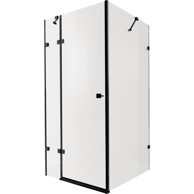 Душевая кабина Qtap Capricorn Black Matt CAPBLA1099SC6 (90x90 см, стекло прозрачное, профиль черный матовый), фото 